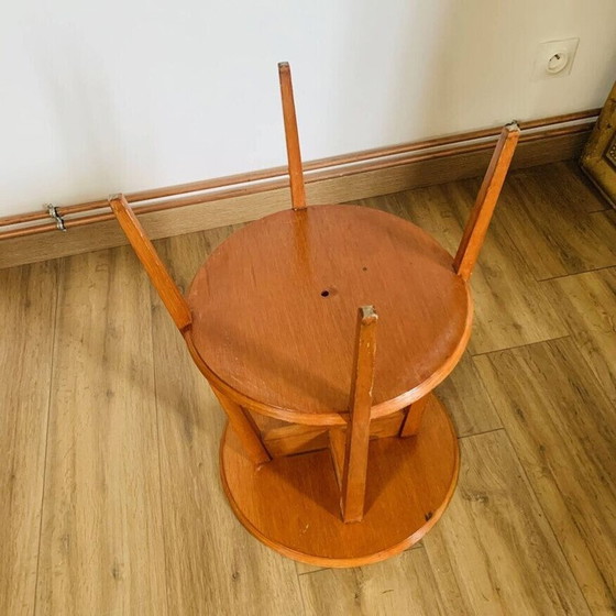 Image 1 of Vintage 2-tier pedestal table, 1960