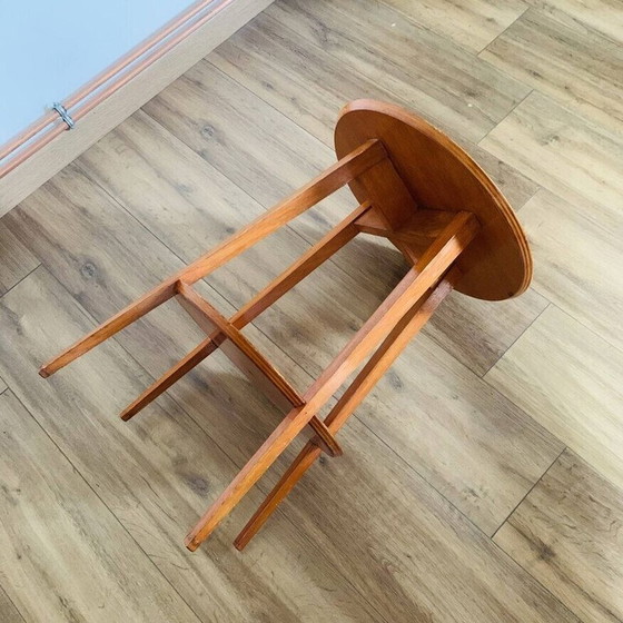 Image 1 of Vintage 2-tier pedestal table, 1960