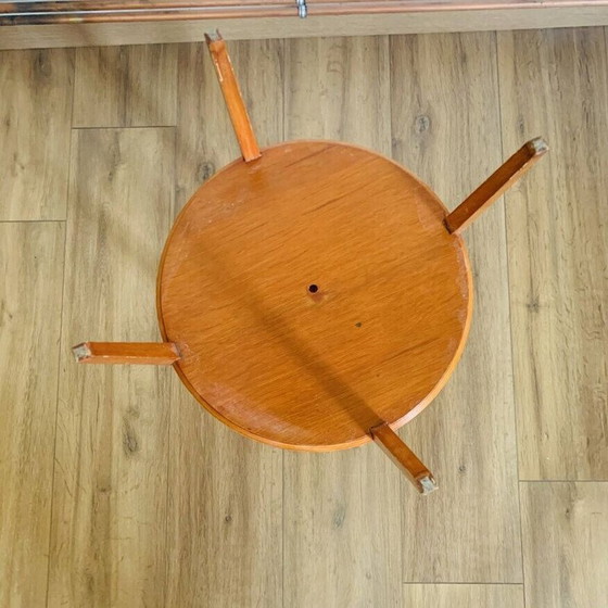 Image 1 of Vintage 2-tier pedestal table, 1960