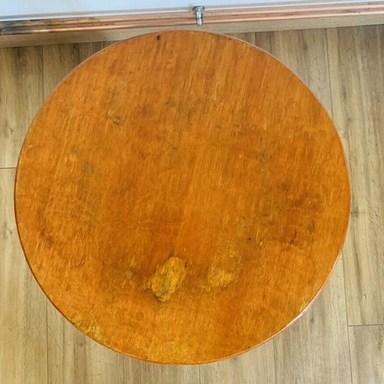 Image 1 of Vintage 2-tier pedestal table, 1960