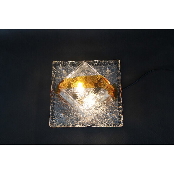 Image 1 of Vintage Murano glass ceiling lamp, Italy 1970