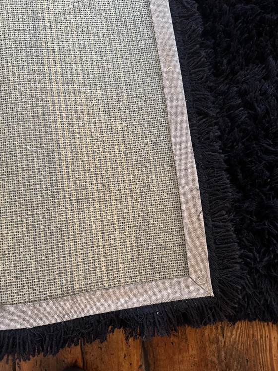 Image 1 of Black High Pile Wool Carpet