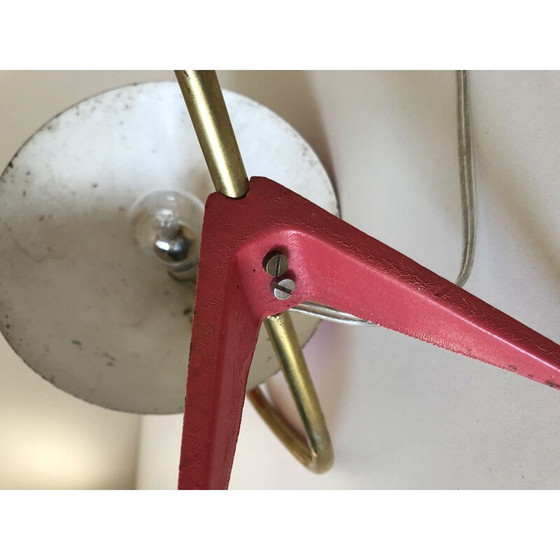 Image 1 of Lampada cocotte vintage in ottone e metallo