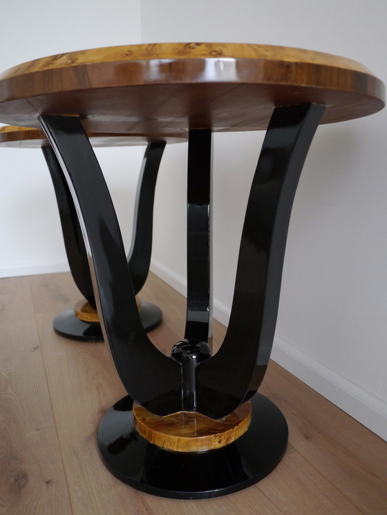 Image 1 of 2x Art Deco Side Tables