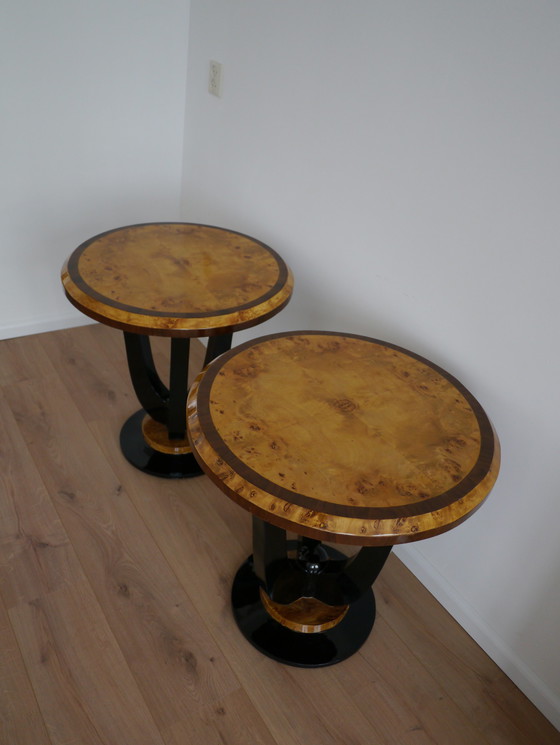 Image 1 of 2x Tables d'appoint Art Déco