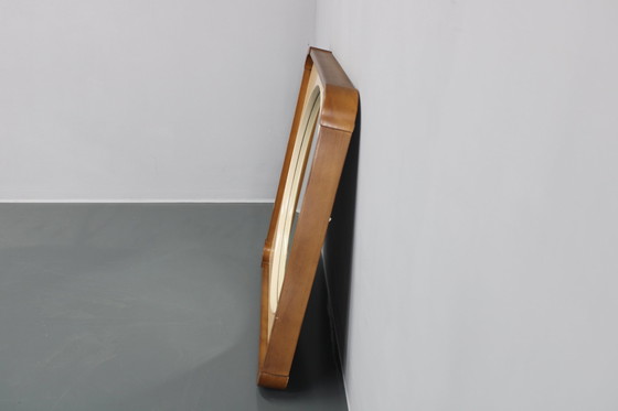 Image 1 of 1970S Italian Mirror With Wooden Frame