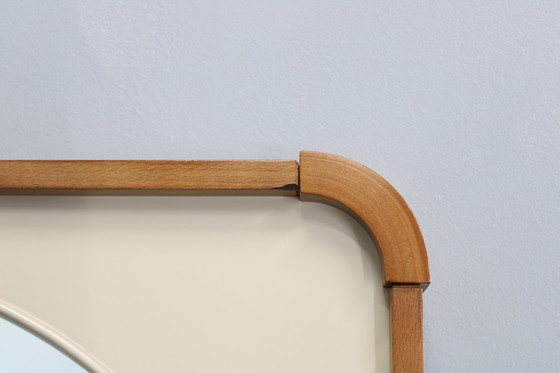 Image 1 of 1970S Italian Mirror With Wooden Frame