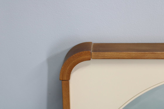 Image 1 of 1970S Italian Mirror With Wooden Frame