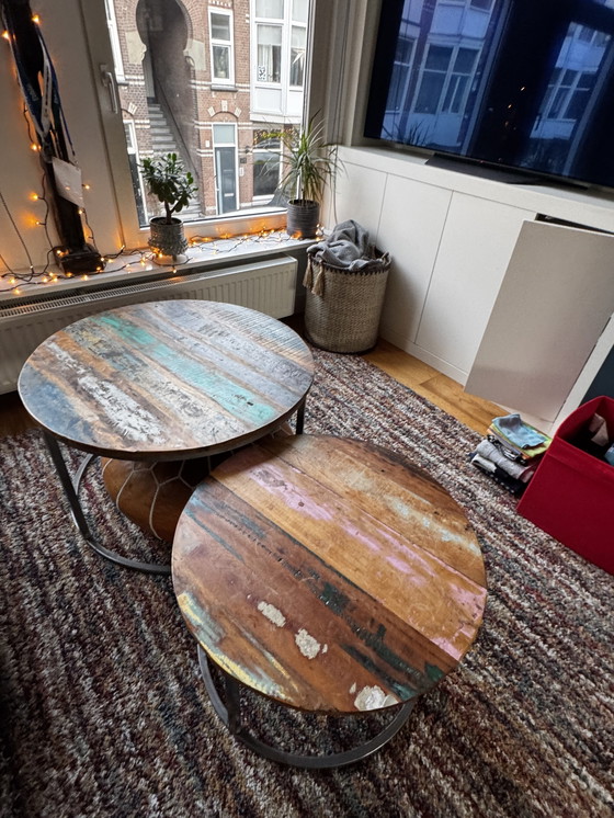 Image 1 of Moving Sale: Industrial Design Coffee Tables