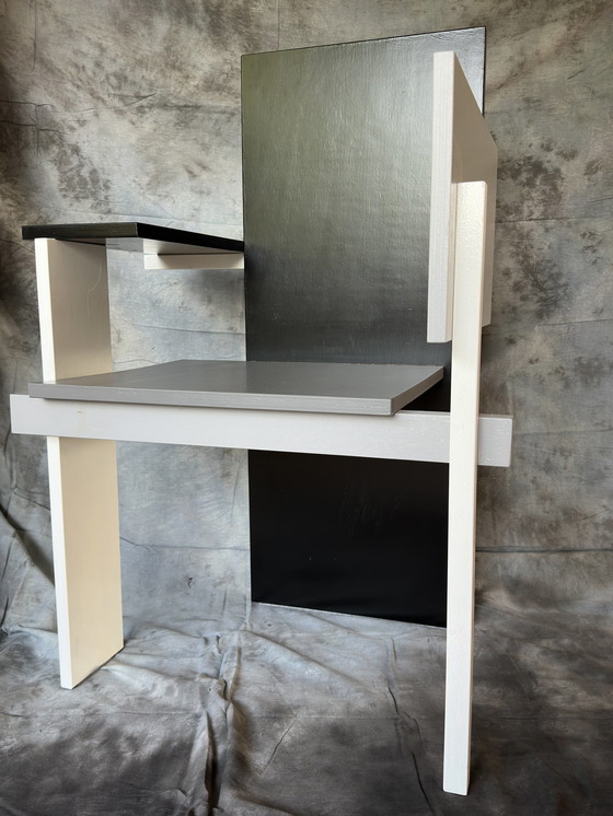 Image 1 of Berlin Chair Designed by Gerrit Rietveld