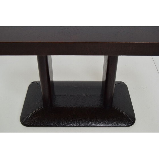 Image 1 of Vintage wood and metal coffee table by Jindrich Halabala, Czechoslovakia 1930