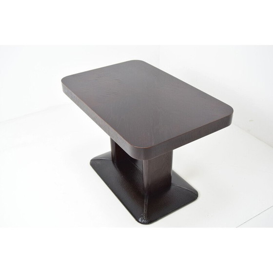 Image 1 of Vintage wood and metal coffee table by Jindrich Halabala, Czechoslovakia 1930