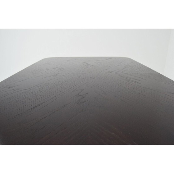 Image 1 of Vintage wood and metal coffee table by Jindrich Halabala, Czechoslovakia 1930