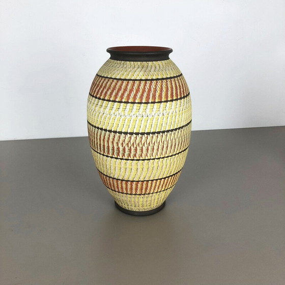 Image 1 of Vintage ceramic floor vase by Zöller and Born, Germany 1950