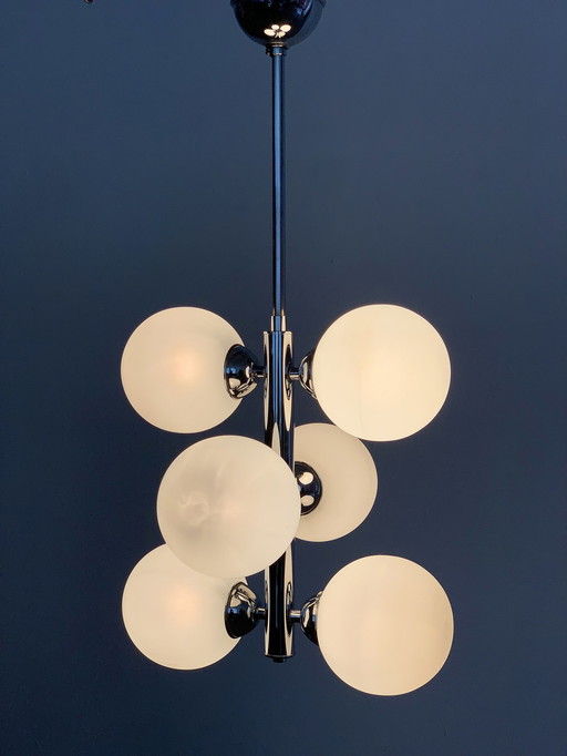 Lampada a sospensione vintage Sputnik / Atomic