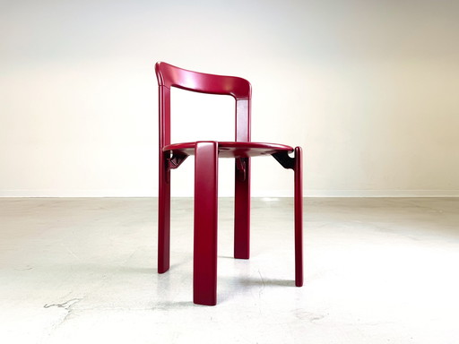 Set of 10 vintage chairs Bruno Rey Kusch & Co 1970s design new lacquered in the color of your choice
