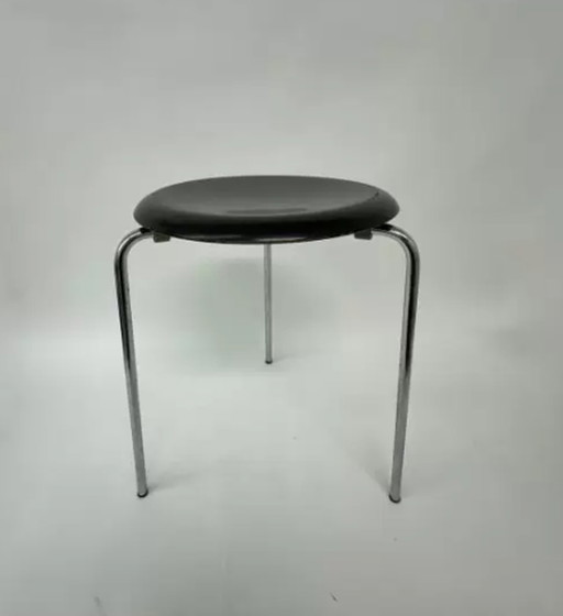 Rare tabouret vintage modèle 3170 par Arne Jacobsen pour Fritz Hansen , 1970's