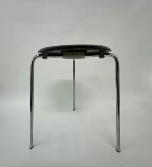 Rare tabouret vintage modèle 3170 par Arne Jacobsen pour Fritz Hansen , 1970's