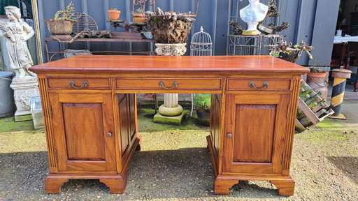 Teak Desk, Writing Table, Desk Size 150 x 64cm and 79cm High