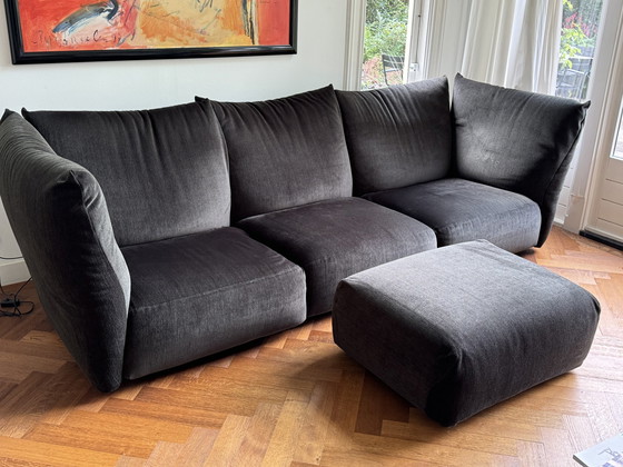 Image 1 of Edra sofa Standard with matching footstool