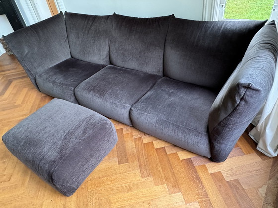 Image 1 of Edra sofa Standard with matching footstool