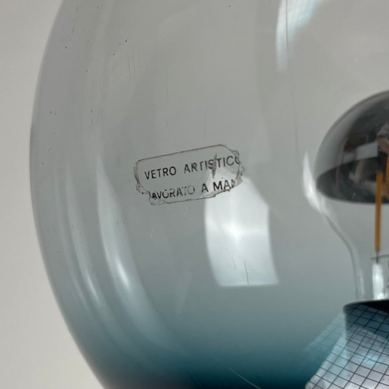 Image 1 of Murano Glass Pendant Light By Vetro Italy 1960 