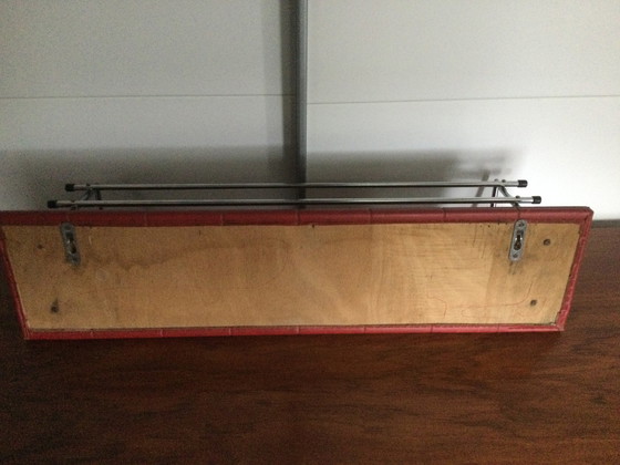 Image 1 of Appendiabiti vintage cromato in similpelle