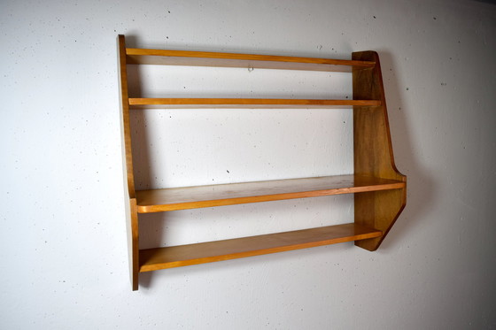 Image 1 of Vintage Bookshelf Bookcase Shelf 1960