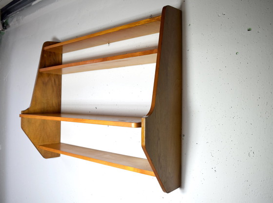 Image 1 of Vintage Bookshelf Bookcase Shelf 1960