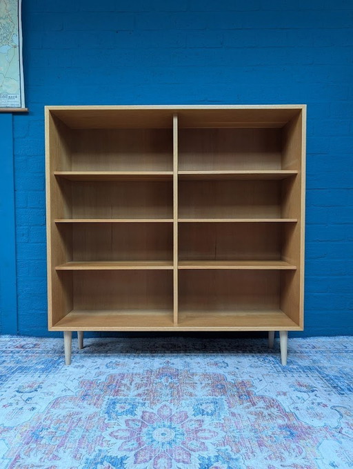 Vintage Oak Bookcase, Design By Borge Mogensen, Karl Andersson