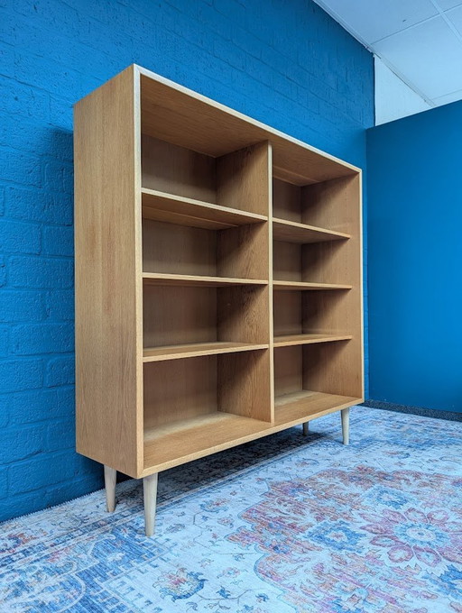 Vintage Oak Bookcase, Design By Borge Mogensen, Karl Andersson