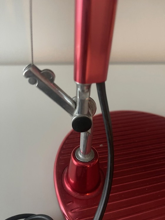 Image 1 of Artemide Tolomeo micro lampe à poser rouge