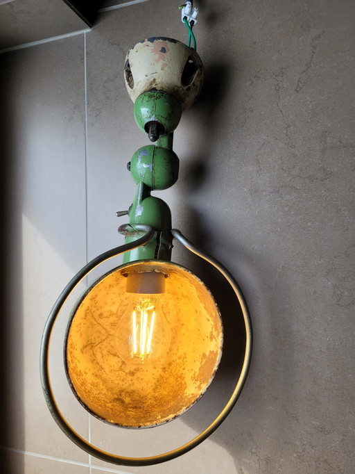 Jieldé With Switch Green Wall Lamp