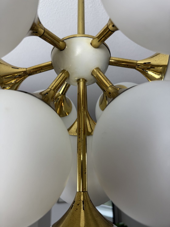 Image 1 of Gold Sputnik Atomic Chandelier