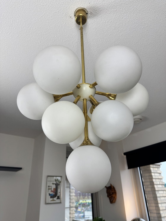 Image 1 of Gold Sputnik Atomic Chandelier