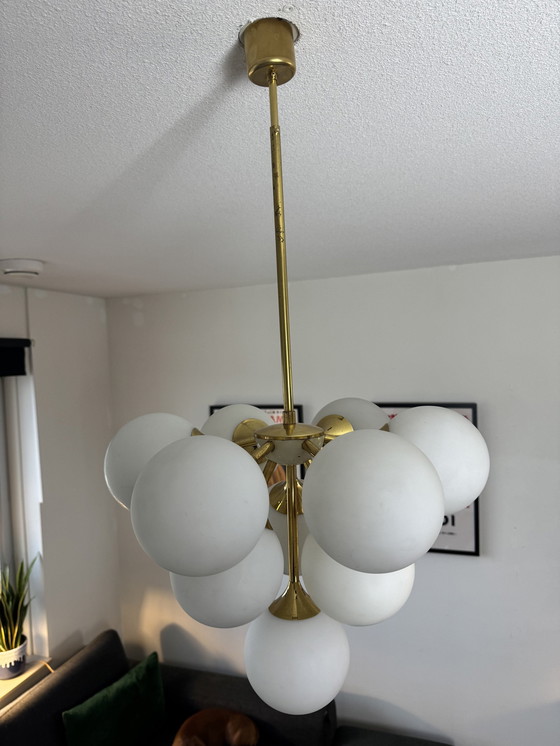 Image 1 of Gold Sputnik Atomic Chandelier