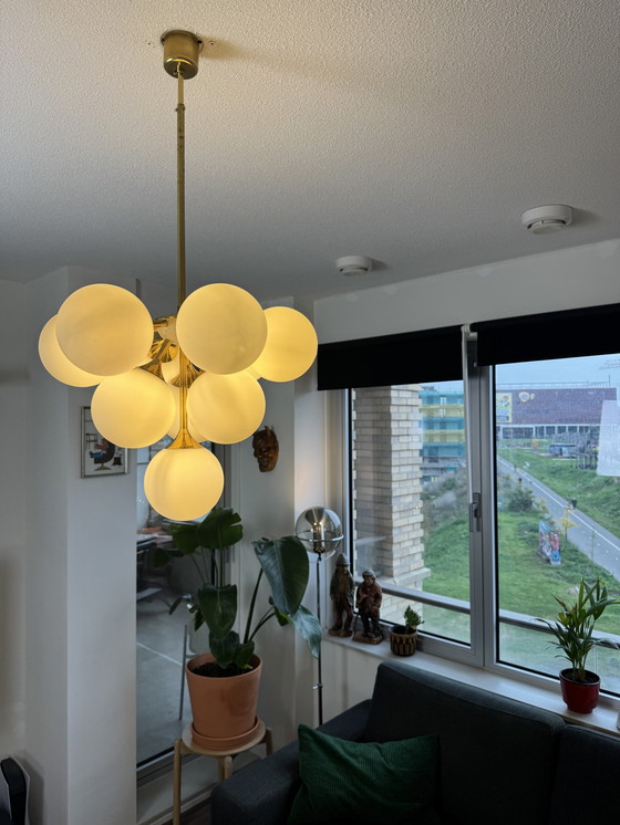 Image 1 of Gold Sputnik Atomic Chandelier