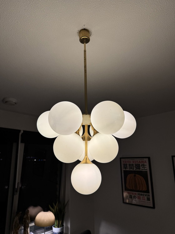 Image 1 of Gold Sputnik Atomic Chandelier