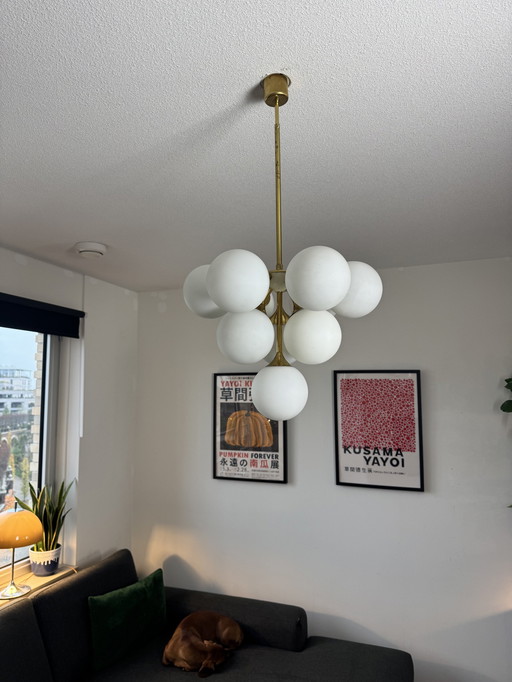 Gold Sputnik Atomic Chandelier