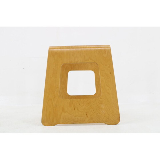 Image 1 of Pair of vintage beech plywood stools by Lisa Norinder for Ikea, Sweden 1990