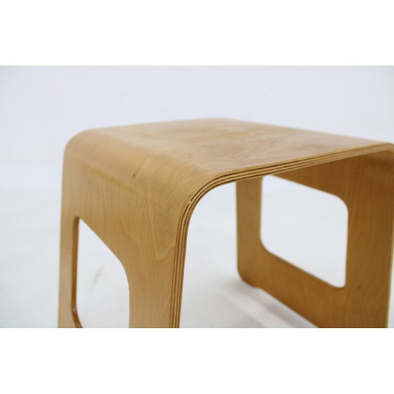 Image 1 of Pair of vintage beech plywood stools by Lisa Norinder for Ikea, Sweden 1990