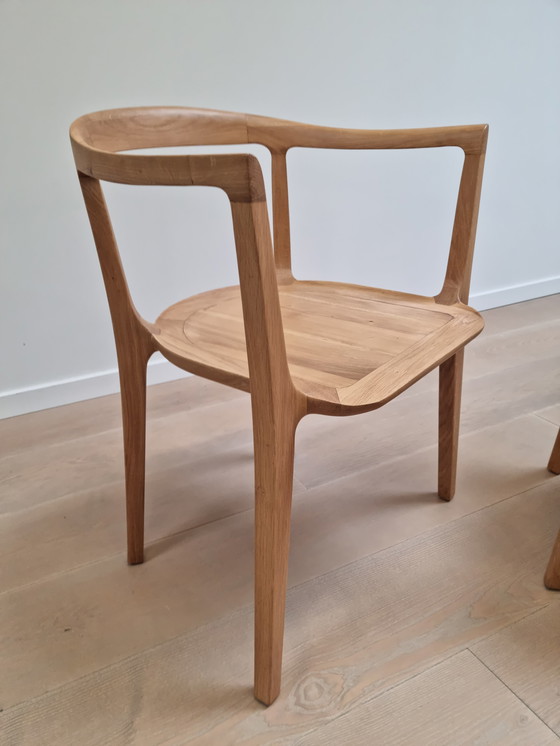 Image 1 of 4x Juntoo arm chairs wood