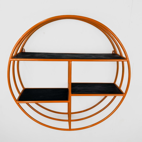 Image 1 of Round wall shelf in space age design