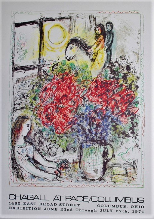 Marc Chagall -----La Chevauchee (Rare) From 1974