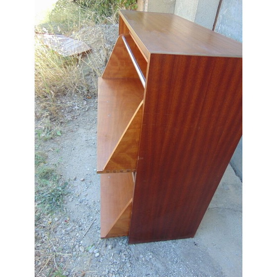 Image 1 of Mueble de oficina de madera con 2 cajones - años 70 