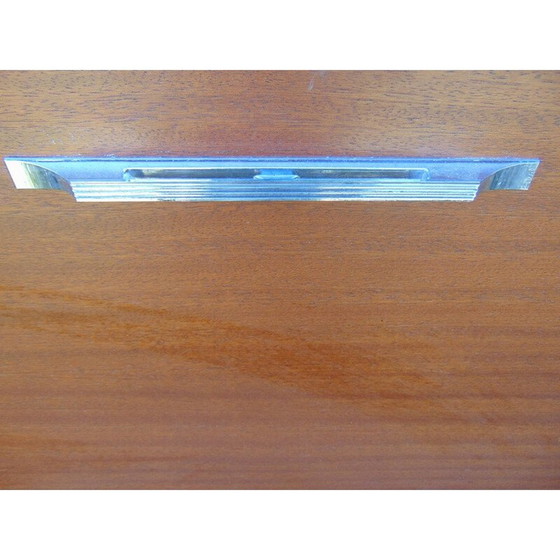 Image 1 of Mueble de oficina de madera con 2 cajones - años 70 
