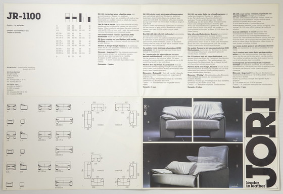 Image 1 of 2x Jori sofa model JR-1100