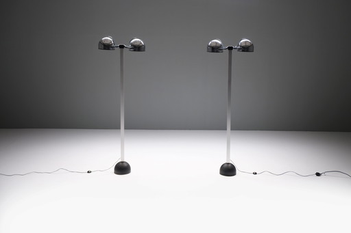 Sistema Trepiù Floor Lamp by Gae Aulenti & Livio Castiglioni for Stilnovo Italy