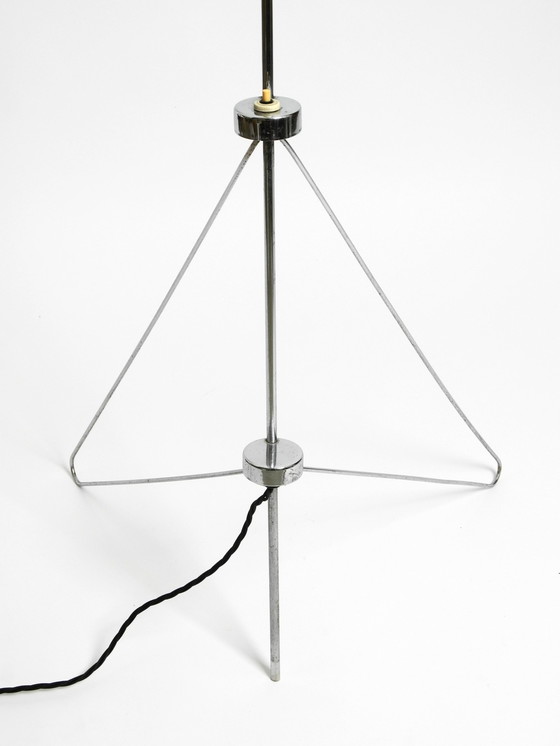 Image 1 of Beautiful Original 1960S Metal Chrome Floor Lamp By Josef Hurka For Napako Czech