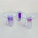 Mesa auxiliar Shimmer de Patricia Urquiola para Glas Italia, década de 2010